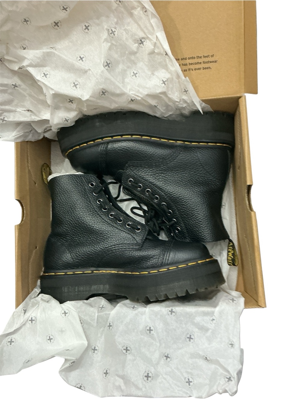 Dr. Martens Sinclair Front Zip Platform Combat Boot - Picture 12 of 15